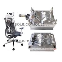 Moulage par injection de dossier de chaise de bureau en plastique, moule ergonomique personnalisé pour dossier de chaise de bureau, pour mobilier de bureau