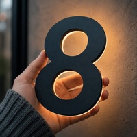 GFace Maßgefertigte 3D-Acryl-Rückbeleuchtete LED-Kanalbuchstaben IP65 Wasserdicht Edelstahl Auto-Beschilderung Moderne Geschäftsschilder