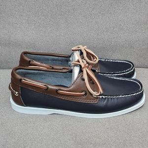 <span class=keywords><strong>Chaussures</strong></span> de navigation Evergreen <span class=keywords><strong>bleu</strong></span> <span class=keywords><strong>marine</strong></span> et marron à plateforme, anti-odeur, respirantes, antidérapantes, mocassins pour hommes - Product Image 6