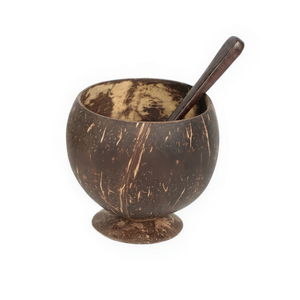 Handmade Coconut Shell Cups | Natural Rustic Drinkware for Coffee Juice Tea & Home Use | Eco2go Vietnam - Product Image 1