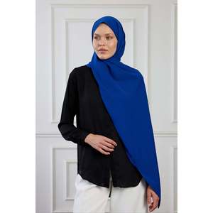 Châle en soie de Médine - Bleu royal - Bleu marine - Product Image 3