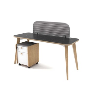 Commercial Office Furniture <b>Desk</b> Staff 4 People Office Cubicle Workstation With Movable Storage - Product Image 3