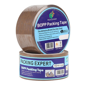 Custom Bopp Strong Self Adhesive Parcel Tape <b>Acrylic</b> <b>Glue</b> Brown Carton Packing Tape Rolls - Product Image 2