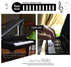 Clavier de piano électronique simulé pour l'apprentissage précoce des enfants, instrument musical électronique éducatif pour tout-petits, jouet de piano lumineux pour enfants - Product Image 4