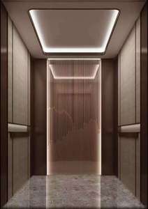 Ascensor Residencial de Lujo para Villas con Cristal de Fábrica OTIS, Vista Panorámica, Iluminación LED, Renderizado 3D Gratuito, Decoración de Cabina Personalizada - Product Image 3