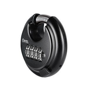 Serrure à combinaison ronde en acier inoxydable 304, cadenas à disque à 4 chiffres, résistant aux intempéries, réinitialisable - Product Image 2