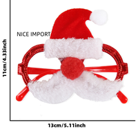 Lunettes de Noël style chapeau, best-seller, accessoires de décoration pour fêtes d'enfants, montures de lunettes décoratives de Noël