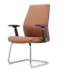 เก้าอี้สำนักงานหนังที่ทันสมัยและสะดวกสบายพร้อมที่เท้าแขนและพนักพิง37731-6826D-1 37731-6826D - Product Image 1