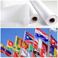 Rouleau de tissu de drapeau imperméable en forme de larme, impression numérique, machine de découpe numérique, publicité, drapeau volant extérieur, bannière de plage blanche