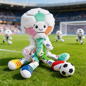 <span class=keywords><strong>FIFA</strong></span> ของเล่นฟุตบอลสัตว์เลี้ยงที่ได้รับใบอนุญาตมาอย่างเป็นทางการมินิ/เมกะฟุตบอลน่ารักกอดปลาหมึกตุ๊กตานุ่มสุนัขของเล่นเคี้ยว - Product Image 5