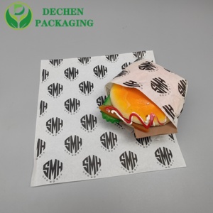 Uae Sandwich Printing Burger Tray Liner Takeaway Food Safe Wrap Paper
