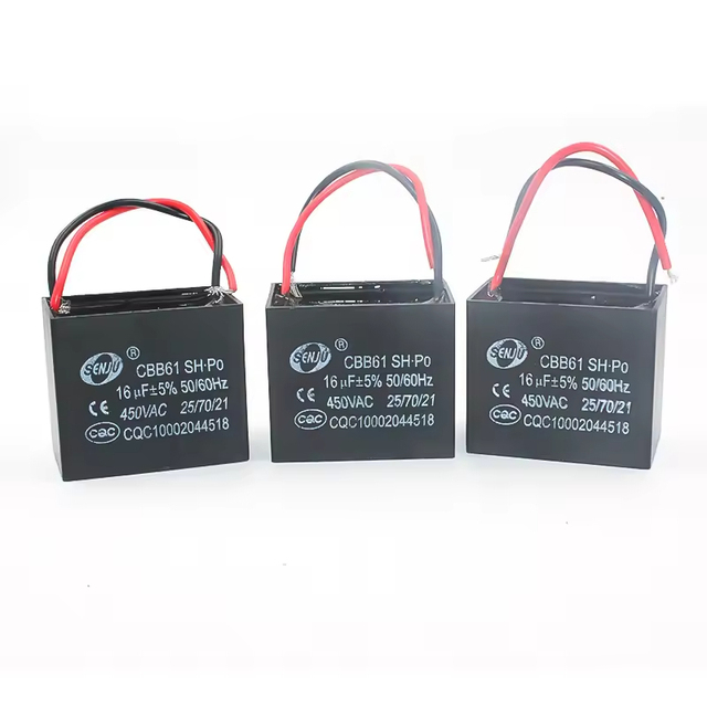 Price New High Quality Polarity Sh Cbb61 Fan Motor 0.5Uf-1Uf 450V 16uf Capacitor Cbb61 for Ceiling Fan