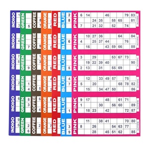 Impresión de juegos de cartas de bingo personalizados, mezcla de 75 y 90 bolas, bajo pedido mínimo, venta al por mayor - Product Image 3