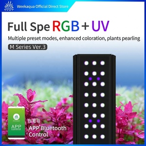 ไฟ LED สำหรับตู้ปลา JSD Weekaqua M <span class=keywords><strong>Series</strong></span> RGB+UV ควบคุมผ่านแอป Bluetooth แสงเต็มสเปกตรัมสำหรับพืชน้ำและปลา - Product Image 4