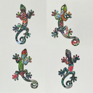 Aimant de réfrigérateur 3D en résine, design moderne personnalisé, motif lézard, style animal créatif, souvenir de taille moyenne pour touristes - Product Image 6