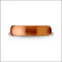 Klassischer 8mm 6mm Polierter Gebürsteter Roségold-Plattierter Maßgefertigter Gewölbter Gravierter Wolframcarbid Schwarzer Ehering
