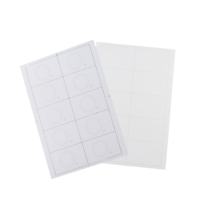 Tata letak A4 RFID 2*5/3*5 lembar Inlay PVC Prelam dengan 13.56Mhz Chip F08 frekuensi 125KHz