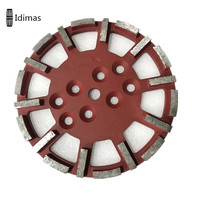 Disque abrasif diamanté de 250 mm OEM/OBM pour meuleuse à béton certifié MPA Garantie 1 an