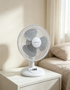 Ventilador de Mesa Plegable Eléctrico Portátil Oscilante Pequeño, Control Mecánico, Construcción de Plástico, 3 Velocidades, Alta Velocidad, Caja de Color - Product Image 2
