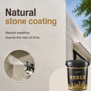 Peinture à effet <span class=keywords><strong>pierre</strong></span> véritable Easy Spray avec application facile pour la rénovation extérieure des propriétés locatives - Product Image 1