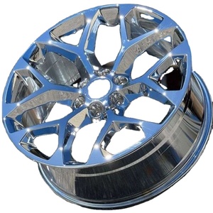 Ruedas Hunt Chrome Snowflake de 20, <span class=keywords><strong>22</strong></span> y 24 Pulgadas, 6x139.7, para Chevrolet Silverado 1500, GMC Denali, Cadillac Escalade, Yukon - Product Image 2