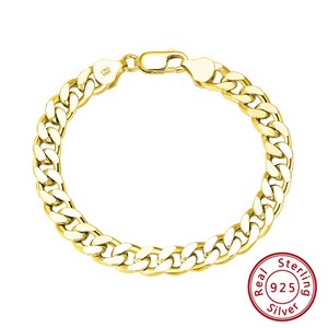 Brazalete de Eslabones de Plata, Artesanía en Metal, Pulseras de Plata de Ley 925 para Mujeres y Hombres, Brazalete de Cadena de Plata, Ajustable, Moderno, para Regalo - Product Image 4