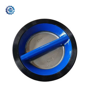 Système d'alerte manuel à ressort contre les inondations, <span class=keywords><strong>clapet</strong></span> <span class=keywords><strong>anti</strong></span>-<span class=keywords><strong>retour</strong></span> à double porte avec revêtement en caoutchouc, joint EPDM et raccordement de type Wafer - Product Image 4