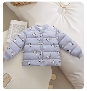 TXWD2043 - Haut décontracté imprimé Kaka Panda pour filles, manteau à capuche pour enfants pour le printemps et l'automne, motif de dessin animé long - Product Image 3