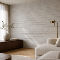 Revêtement mural en pierre sculptée 3D DBS, ultra-fin 2-3 mm, léger, résistant au feu, imperméable, écologique, design contemporain pour la maison