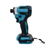 Ensemble d'Outils Électrique Compact sans Fil Bleu et Léger pour Électricien et Charpentier avec Tournevis, Perceuse et Meuleuse d'Angle