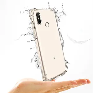 Anti-Drop TPU Mobile Phone Case Four-Corner Anti-Drop Transparent Sheath With Lanyard Hole For Xiaomi 9 10