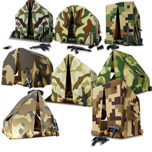 Paquete de <span class=keywords><strong>armas</strong></span> de <span class=keywords><strong>tienda</strong></span>, juego de juguetes militares, bloques de construcción, Escena de batalla, juguete de guerra militar, soldados, equipo del ejército, Kit de equipo para niños - Product Image 1