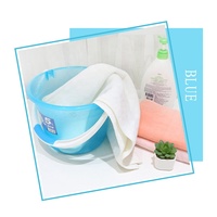 Ember Plastik Mini 5L, Ember Air Portabel Transparan dari PP untuk Rumah & Berkemah di Luar Ruangan