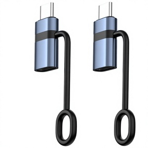 Adaptateur Type-<span class=keywords><strong>C</strong></span> en silicone, prend en charge la charge 60W et le transfert de données, compatible avec les appareils - Product Image 1
