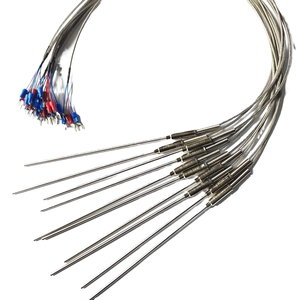 3KW K형 열전대 WRNK-191 아머드 온도 센서 유연한 PT100 프로브 열 저항 1%-5% 정확도 - Product Image 1