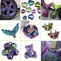 Poudre de Mica miroir 10 couleurs pour bricolage artisanat 3g par artisanat effets de changement de couleur bijoux Graffiti Silicone moule artisanat fournitures