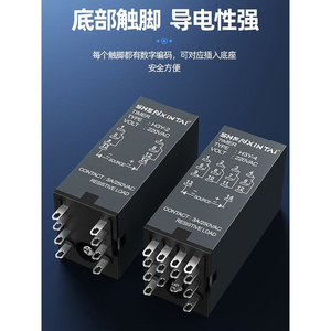 Relé de Retardo Shenxintai H3Y 2 4 220VAC 5A 3A, Unidad Temporizadora de Contacto para Carga Resistiva - Product Image 1