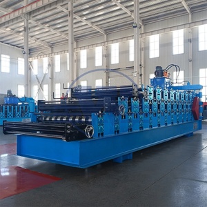 Trapezoidal Corrugated Ibr Roof <b>Sheet</b> Roll Forming Machine Three Layer Roll Forming Machine for Wall Roofing <b>Sheet</b> Manufacturing - Product Image 6