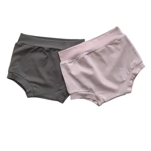 Novo design Baby Short Bloomers Casual Bom Elastic Calças Curtas Cor Sólida Bebê Calças Curtas