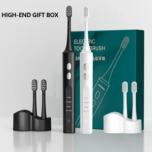 Cepillo de dientes oscilante Cepillo de dientes eléctrico sónico inteligente recargable para adultos