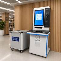 Kioscos de Autopago para Bibliotecas HAUMR, Sistema de Préstamo de Libros de Alto Rendimiento, Kiosco de Préstamo de Libros Antirrobo para Bibliotecas Municipales