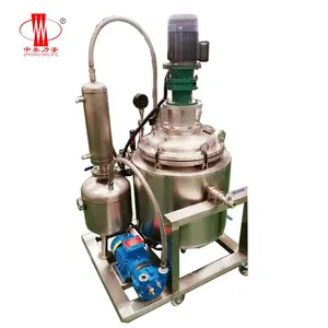 Industrie chimique fiable extraction d'huile volatile extraction de l'eau alcool équipement de concentrateur de vide en acier inoxydable