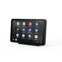 Lecteur multimédia de voiture Android avec écran tactile de 7 pouces HD sans fil CarPlay, commande vocale, détection de lignes de stationnement, IPS, 2025