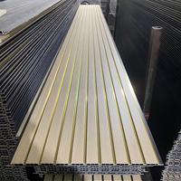 Panneau rainuré en PVC écologique, ignifuge, imperméable, multicolore et multi-modèles, directement de l'usine chinoise, pour la décoration intérieure.