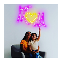 Enseigne néon personnalisée Winbo 2025 – Cadeau électronique LED pour la Saint-Valentin, les anniversaires et la fête des Mères – Enseigne LED acrylique personnalisée pour maman – Lumière néon
