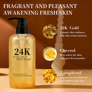 Gel Douche Parfumé aux Herbes ou Or 24 Carats, <span class=keywords><strong>Mousse</strong></span> Hydratante qui Nettoie et Nourrit la Peau en Profondeur - Product Image 3