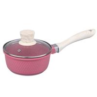 Set Peralatan Masak Aluminium Diamond 10 Pcs dengan Tutup Kaca, Die-Cast, Induksi, Ukuran 16/20/24/28CM, Casserole dan Wajan Penggorengan, Ideal untuk Memasak di Rumah