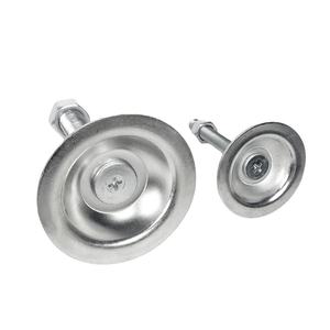 מוט צינור חוט חוט קבוע גביע רגל/אלומיניום חיבור פרופיל אלומיניום מתכוונן רגל/תחתון שטוח רגל תמיכה רגל m12 - Product Image 2