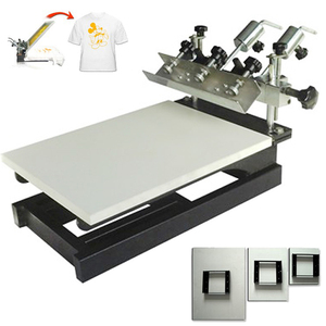 High Precision Flat Surface Silk Screen Printer <b>Micro</b> Adjustable Single Color Press Machine - Product Image 4