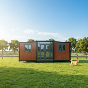 Casas Móviles Prefabricadas de Lujo de 20 pies y 40 pies, Modernas, Desmontables, Expandibles, con Núcleo de Espuma EPS, <span class=keywords><strong>Casa</strong></span> Contenedor con Balcón y Terraza - Product Image 1